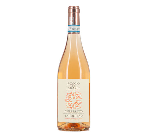 A bottle of Poggio delle Grazie, Chiaretto di Bardolino