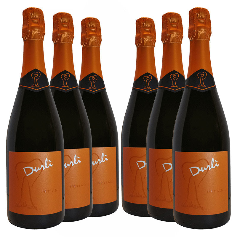 Six bottles of Dama del Rovere Durlì, Durello Sparkling Wine