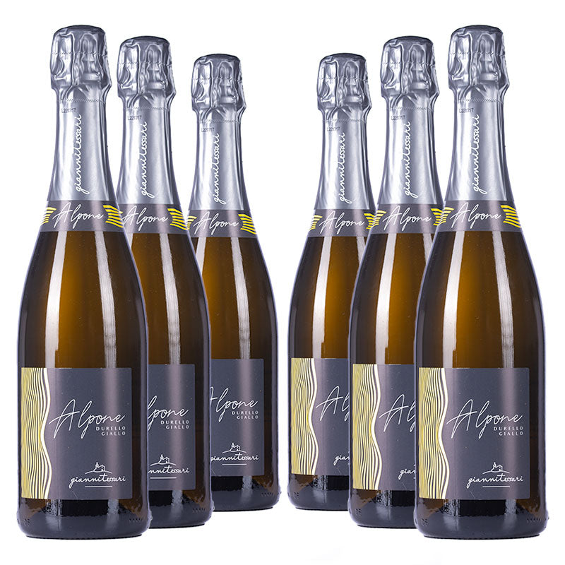 Six bottles of Alpone Giallo, Durello Spumante