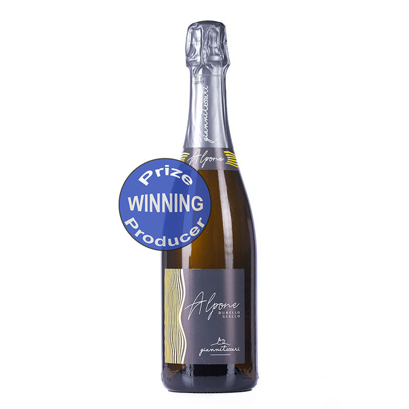 A bottle of Alpone Giallo Durello Spumante
