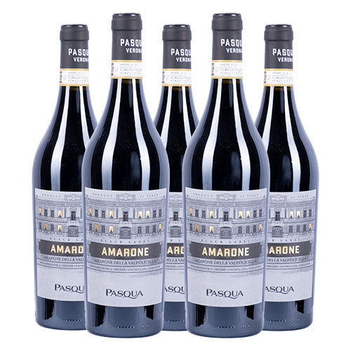Five bottles of amarone by Pasqua
