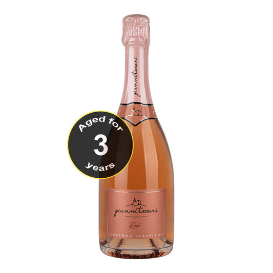 a-bottle-of-giannitessari-rosé-aged-for-3-years