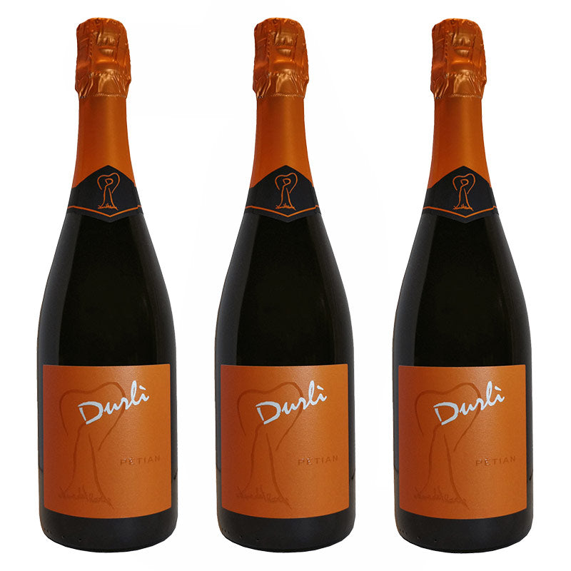 Three bottles of Dama del Rovere Durlì, Durello Sparkling Wine