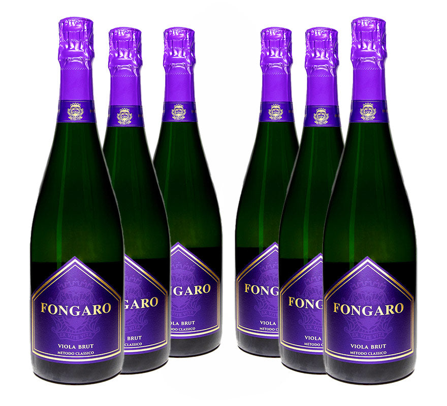 Six bottles of Fongaro Viola Brut, Durello Sparkling Wine
