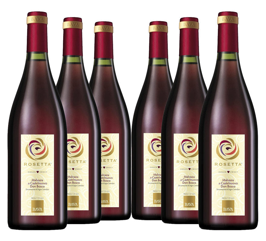 Six bottles of Bava, Malvasia Don Bosco DOC