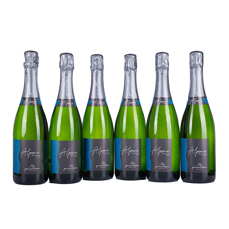 Six bottles of Alpone Blu, Durello Brut